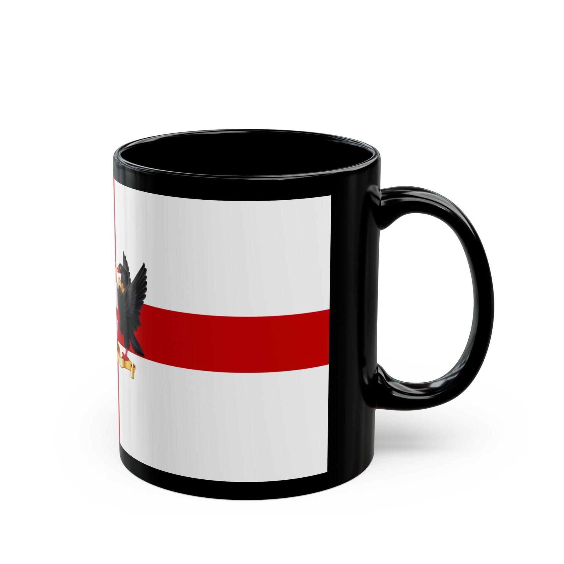 Flag of the City of Perth Australia - Black Coffee Mug-Go Mug Yourself