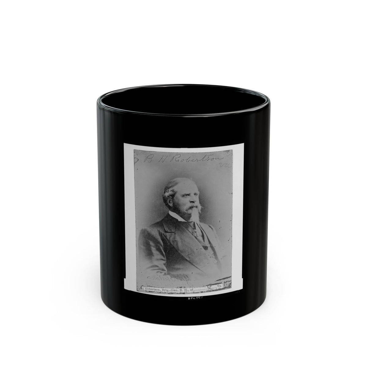 B.H. Robertson, Va. (U.S. Civil War) Black Coffee Mug