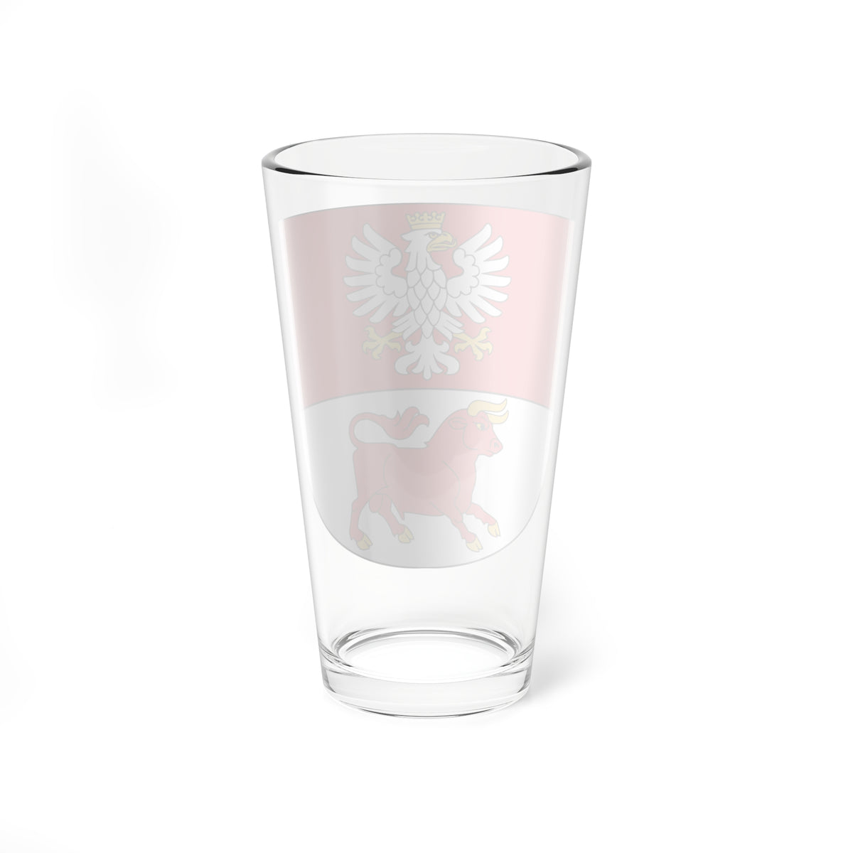 POL powiat bielski województwo podlaskie COA (Poland) (Coat of Arms) Pint Glass 16oz