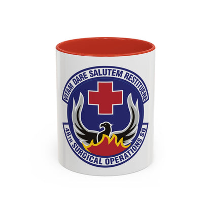 48th Surgical Operations Squadron (U.S. Air Force) Accent Coffee Mug