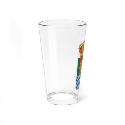 Escudo de Frandovínez-Burgos (Spain) (Coat of Arms) Pint Glass 16oz