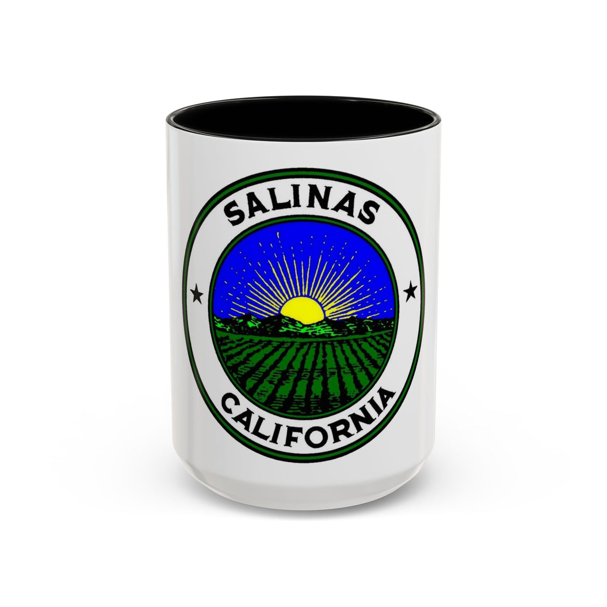 Seal of Salinas California - Accent Coffee Mug