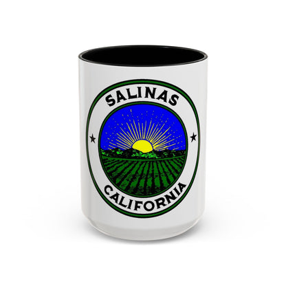 Seal of Salinas California - Accent Coffee Mug