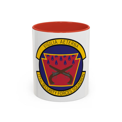 171st Security Forces Squadron (U.S. Air Force) Accent Coffee Mug
