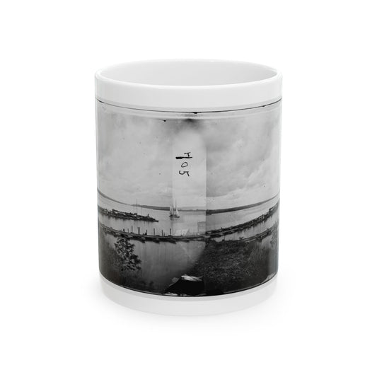 Belle Plain, Virginia. Pontoon Wharf (U.S. Civil War) White Coffee Mug