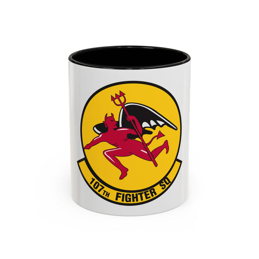 107th Fighter Squadron (U.S. Air Force) Accent Coffee Mug