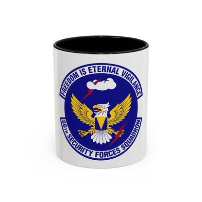 86 Security Forces Squadron USAFE (U.S. Air Force) Accent Coffee Mug