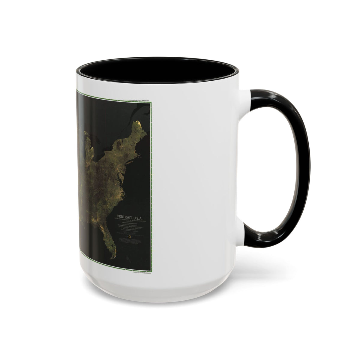 USA - Portrait U.S.A (1976) (Map) Accent Coffee Mug