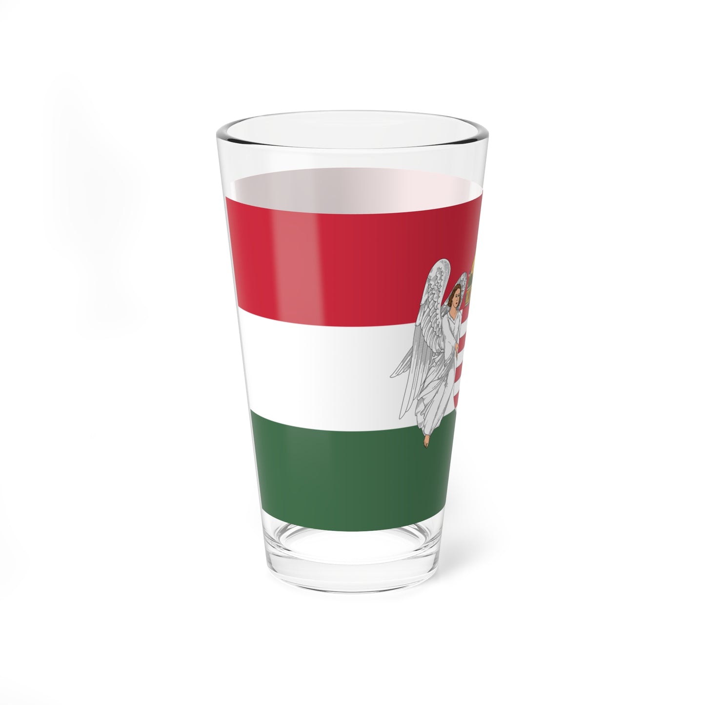 Flag of Hungary 1915-1918 angels (Hungary) Pint Glass 16oz