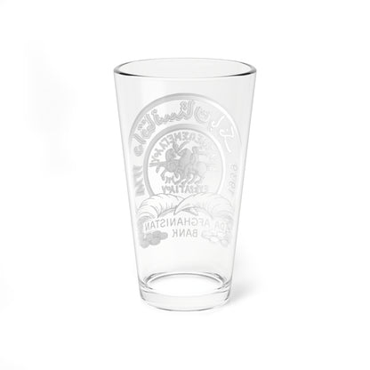 Da Afghanistan Bank Logo (Afghanistan) (Coat of Arms) Pint Glass 16oz