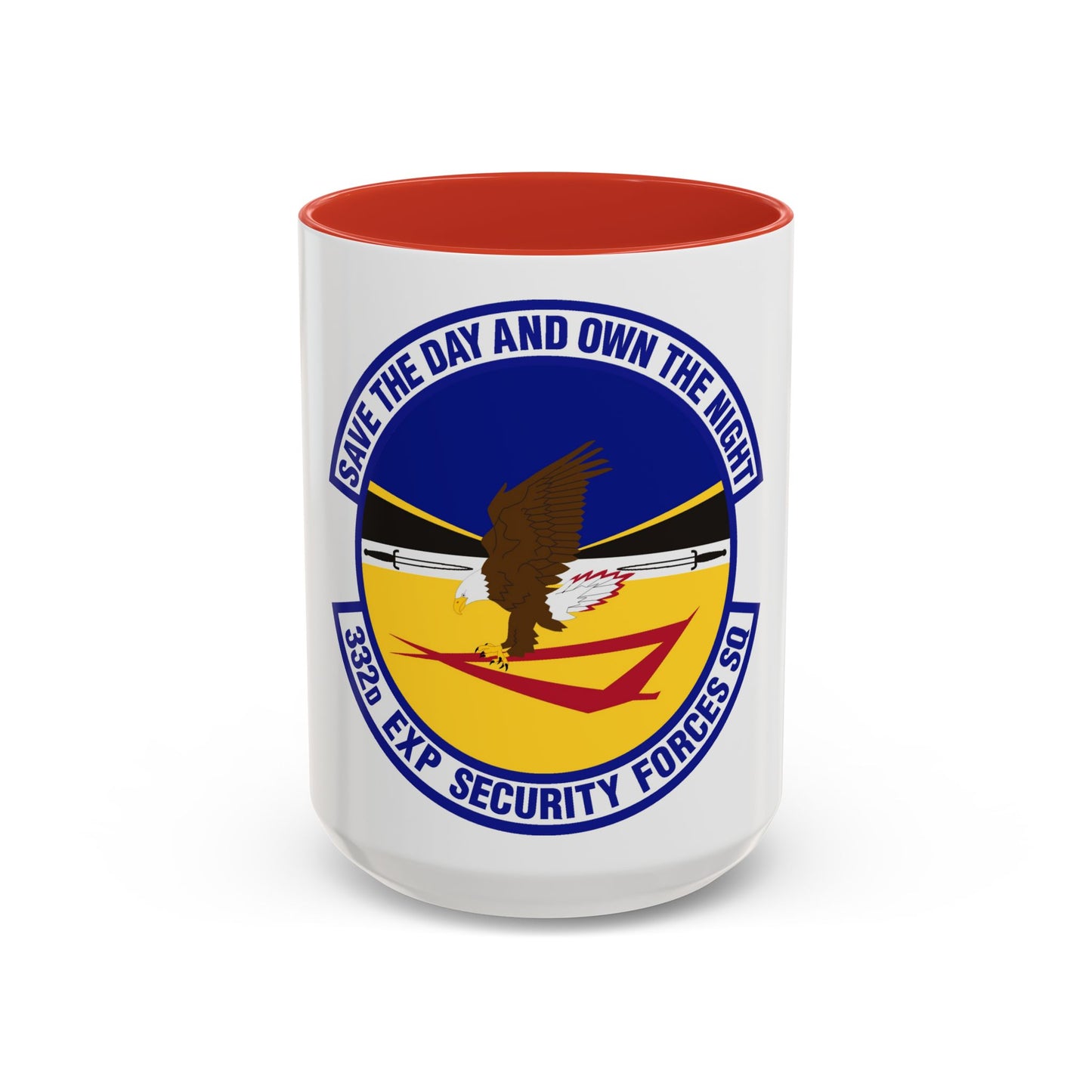 332d Expeditionary Security Forces Squadron (U.S. Air Force) Accent Coffee Mug