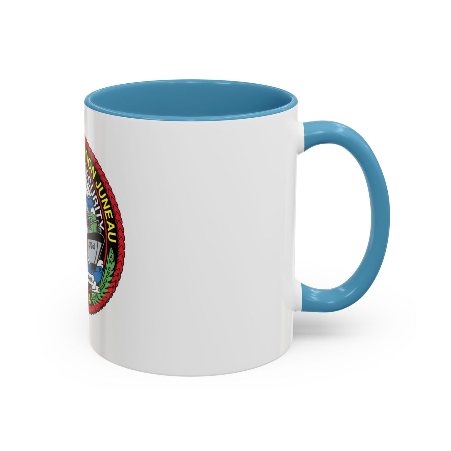 USCG Station Juneau Alaska   Homeland Security (U.S. Coast Guard) Accent Coffee Mug
