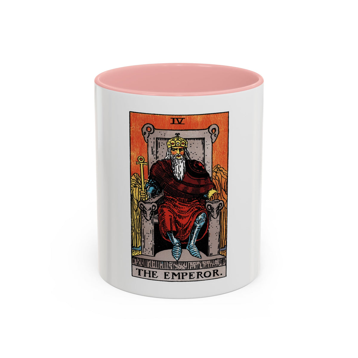 The Emperor (Tarot Card) Accent Coffee Mug