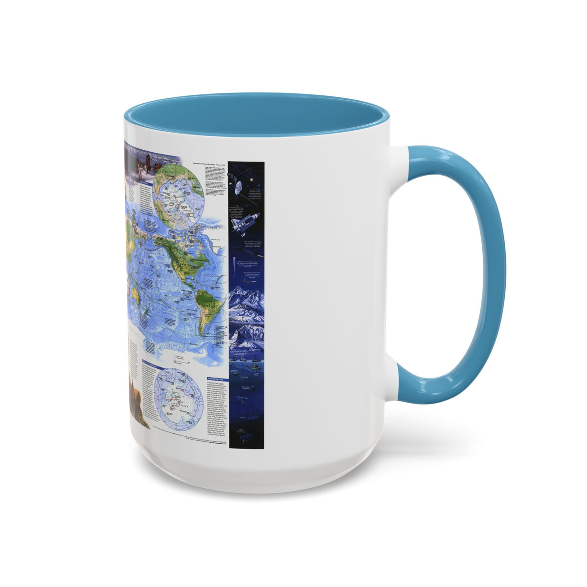 World Map - Exploration (1998) (Map) Accent Coffee Mug