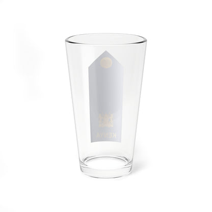 10. Kenyan Air Force MAJ (Kenya) (Military Rank) Pint Glass 16oz