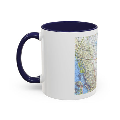 Canada - Western (1966) (Map) Accent Coffee Mug