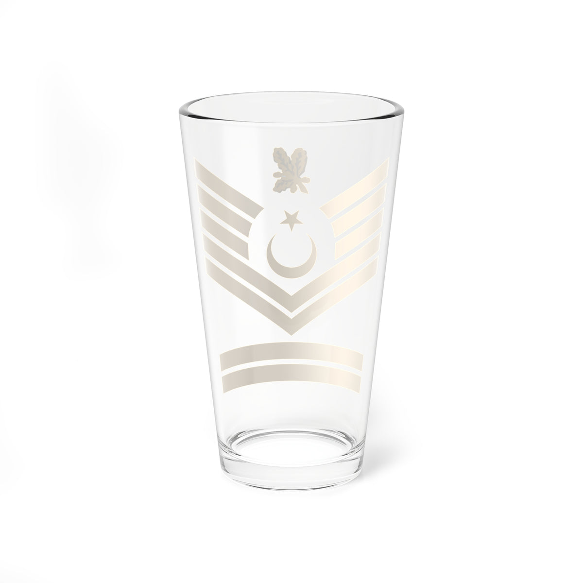 Navy TUR OR 09 (Turkey) (Military Rank) Pint Glass 16oz