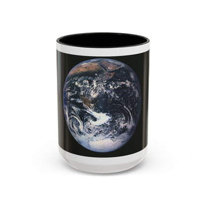 Space - Earth from Space (1973) (Map) Accent Coffee Mug