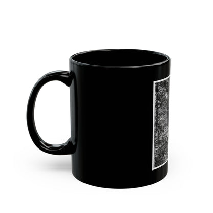 Atlanta, Georgia (Vicinity). Woods Where Gen. James B. Mcpherson Was Killed, July 22, 1864 (U.S. Civil War) Black Coffee Mug