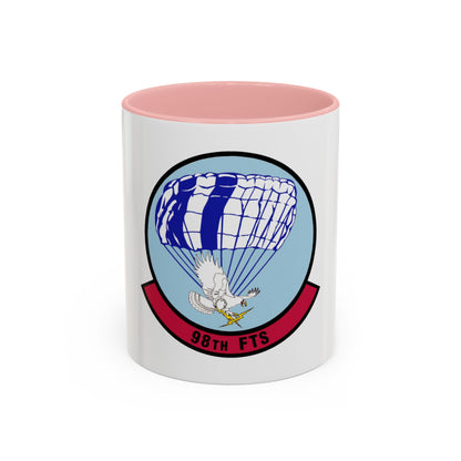 98 Flying Training Squadron AETC (U.S. Air Force) Accent Coffee Mug