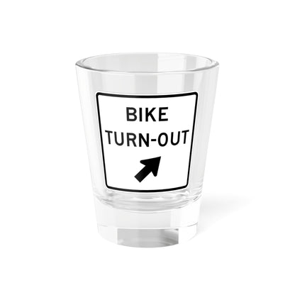 MUTCD-CA SR64B (California) (Road Sign) Shot Glass 1.5oz