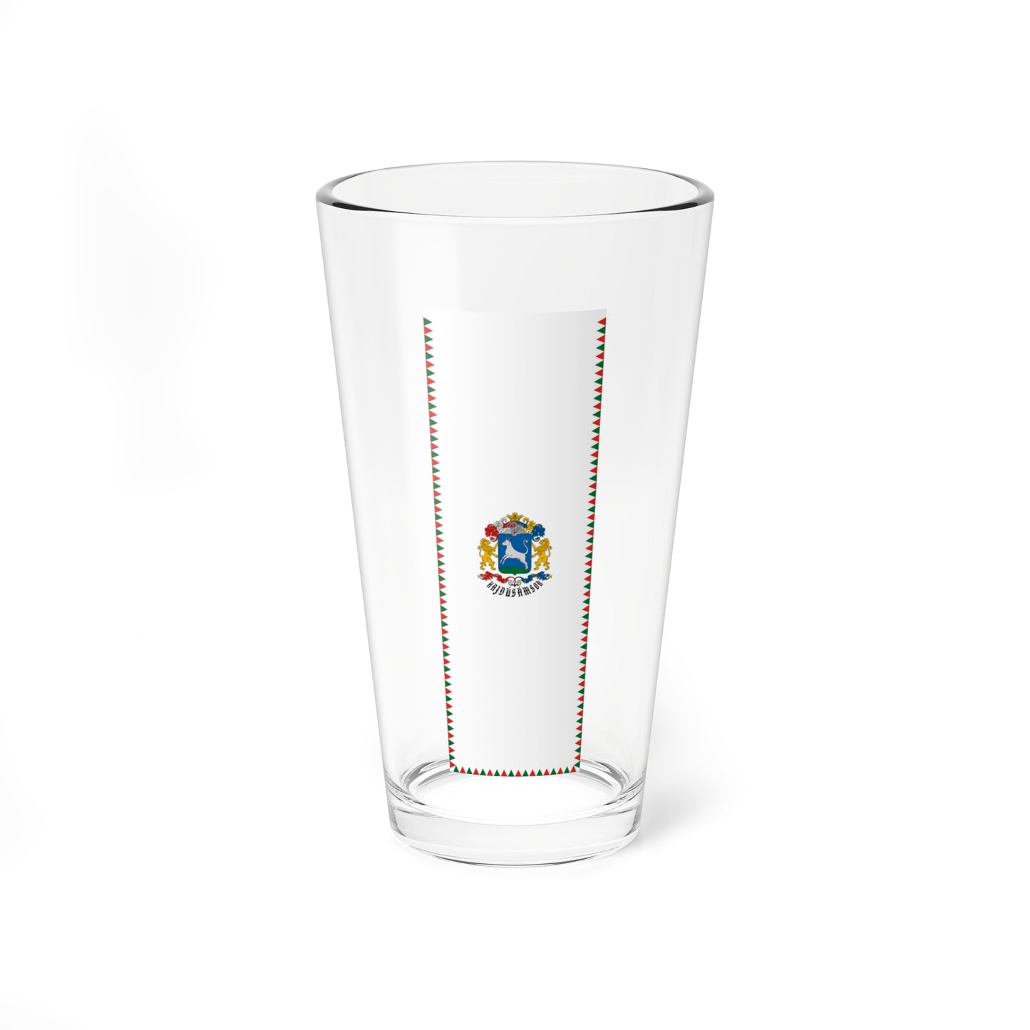 Flag of Hajdusamson vertical (Hungary) Pint Glass 16oz