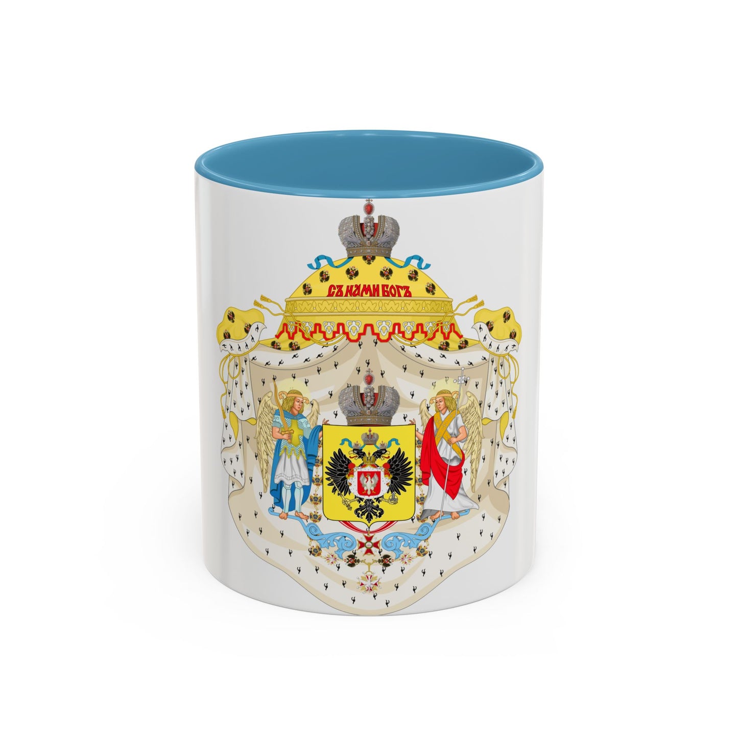 Great Coat of Arms of Congress Poland - Accent Coffee Mug