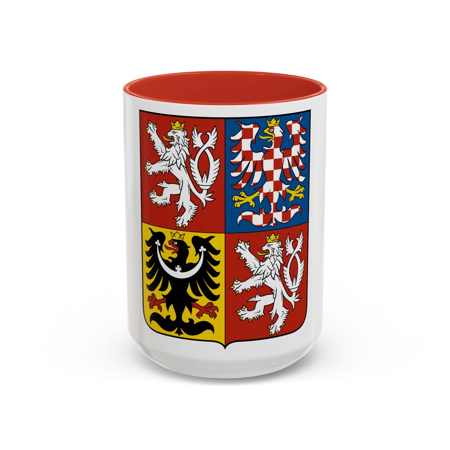 Coat of arms of the Czech Republic - Accent Coffee Mug