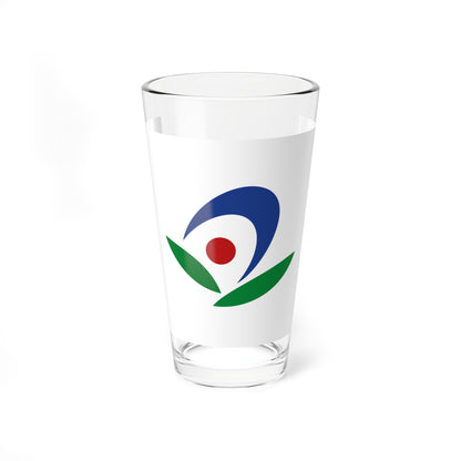 Flag of Akiruno Tokyo (Japan) Pint Glass 16oz