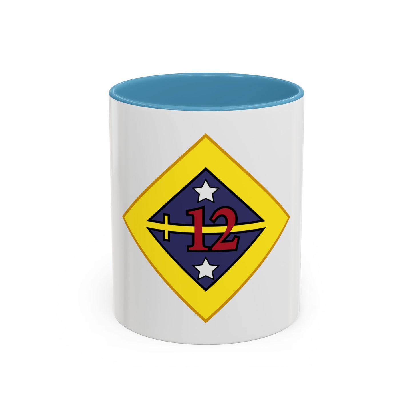12th US division Insignia (U.S. Army) Accent Coffee Mug