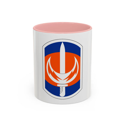 228 Signal Brigade (U.S. Army) Accent Coffee Mug