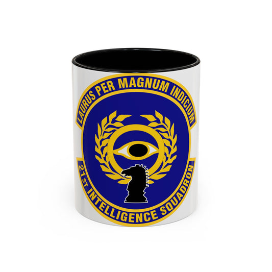 21st Intelligence Squadron (U.S. Air Force) Accent Coffee Mug