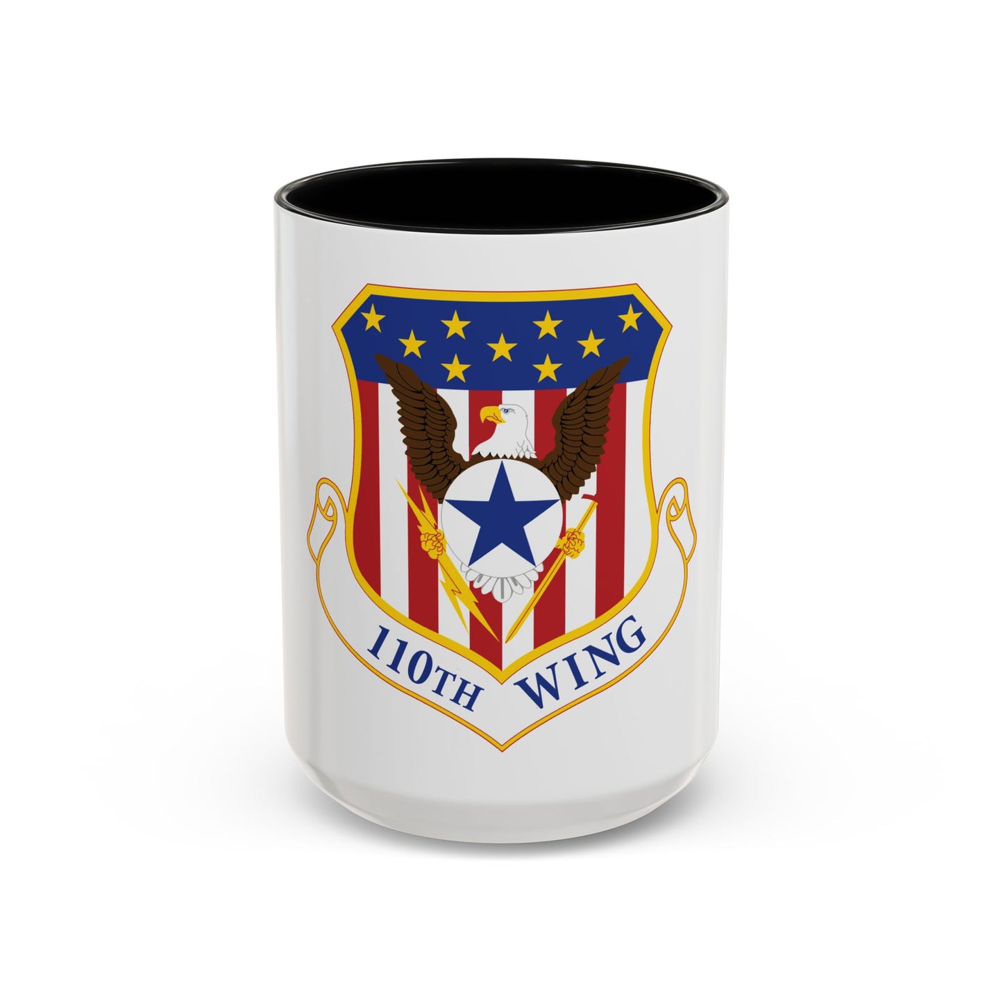 110th Wing emblem (U.S. Air Force) Accent Coffee Mug
