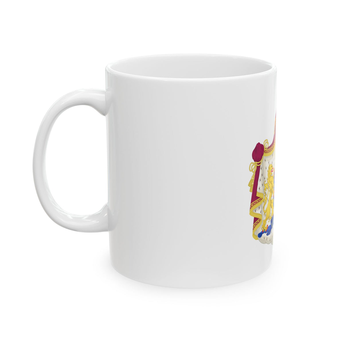 Royal coat of arms of the Netherlands - White Coffee Mug