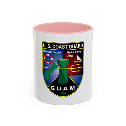USCG Marianas Sect MSO Guam (U.S. Coast Guard) Accent Coffee Mug