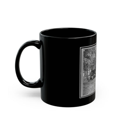 Regimental Staff, New York Volunteers, Near Bealton I.E., Bealeton , Va. (U.S. Civil War) Black Coffee Mug