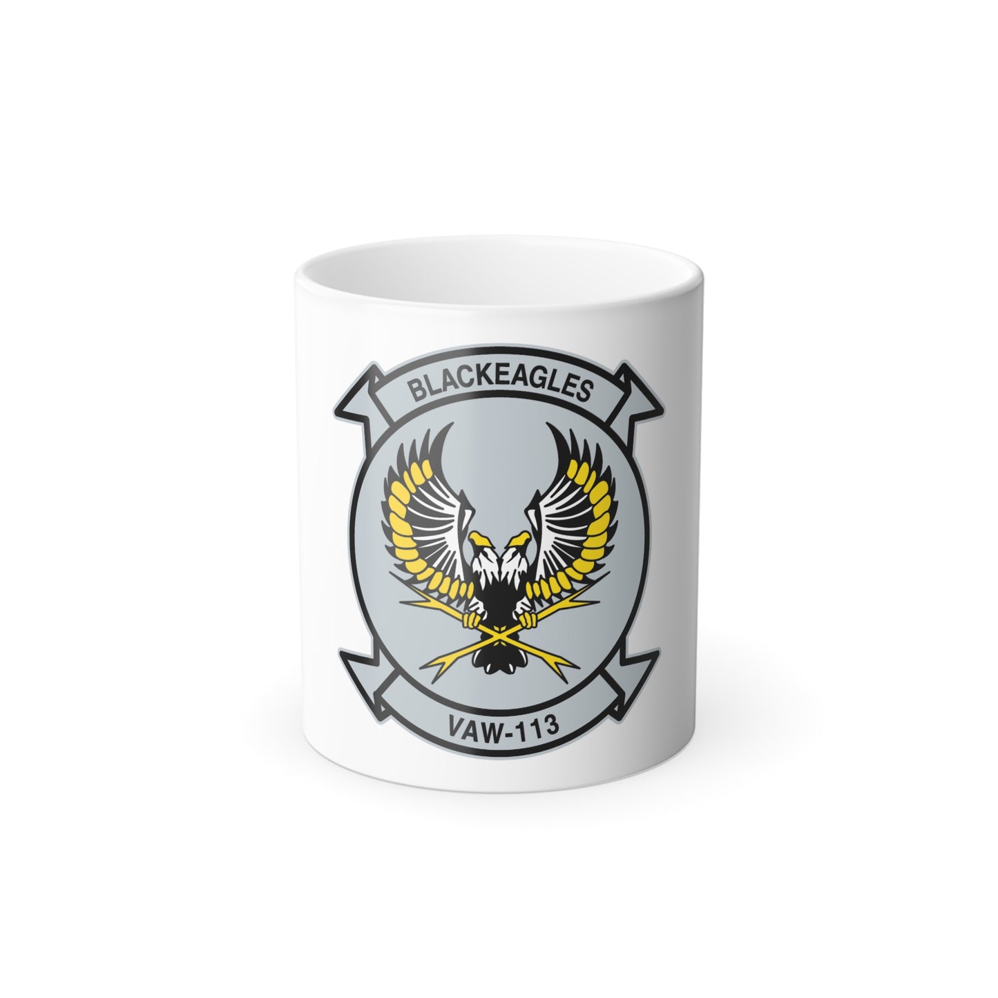 VAW 113 Blackeagles (U.S. Navy) Color Changing Mug 11oz