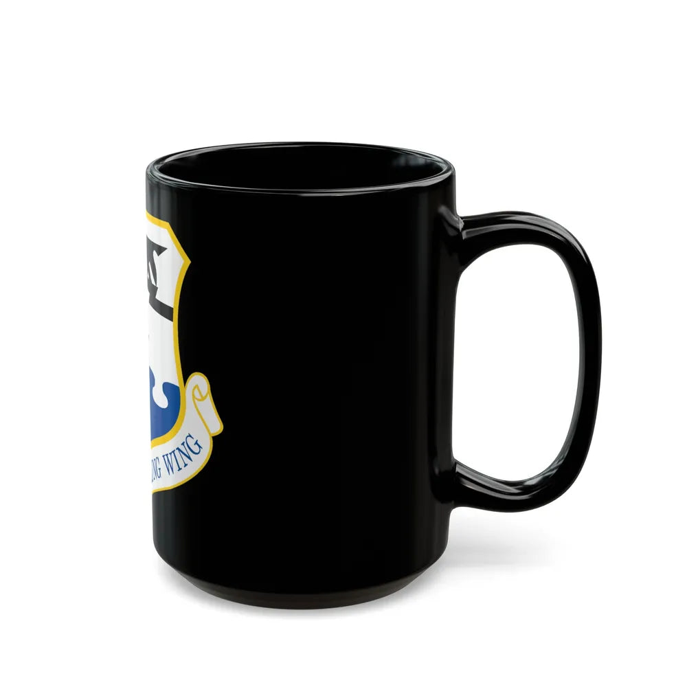 155th Air Refueling Wing (U.S. Air Force) Black Coffee Mug-Go Mug Yourself