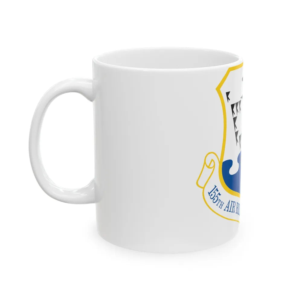 155th Air Refueling Wing (U.S. Air Force) White Coffee Mug-Go Mug Yourself