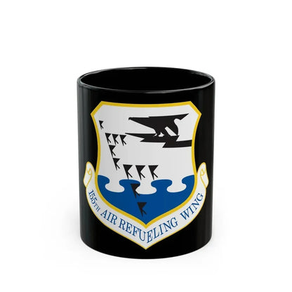 155th Air Refueling Wing (U.S. Air Force) Black Coffee Mug 11oz - Go Mug Yourself