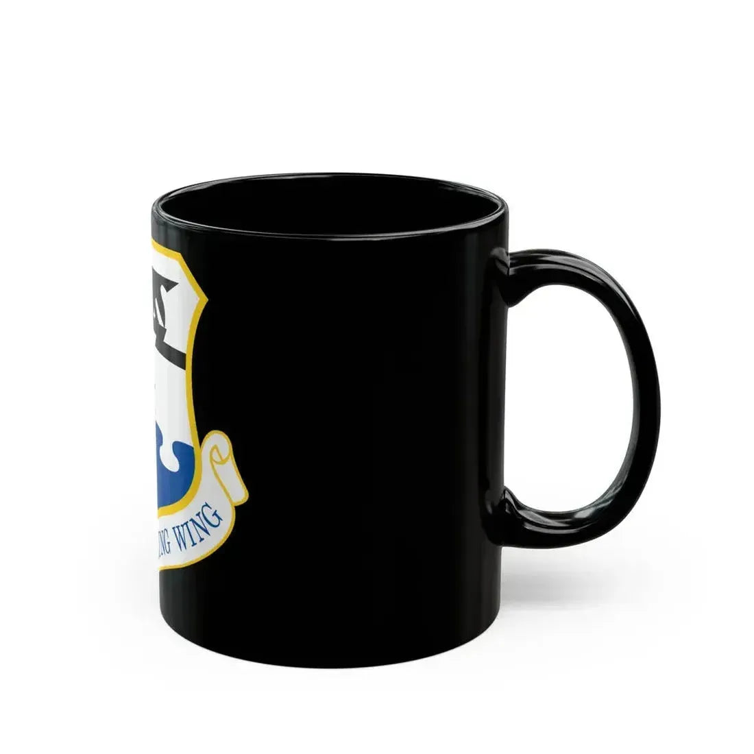 155th Air Refueling Wing (U.S. Air Force) Black Coffee Mug - Go Mug Yourself