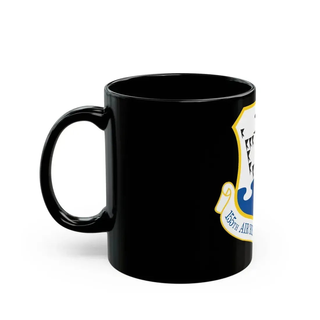 155th Air Refueling Wing (U.S. Air Force) Black Coffee Mug - Go Mug Yourself