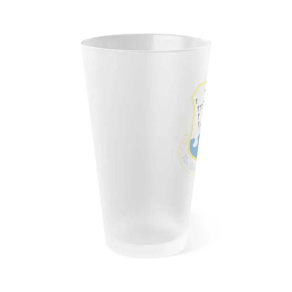 155th Air Refueling Wing (U.S. Air Force) Frosted Pint Glass 16oz - Go Mug Yourself