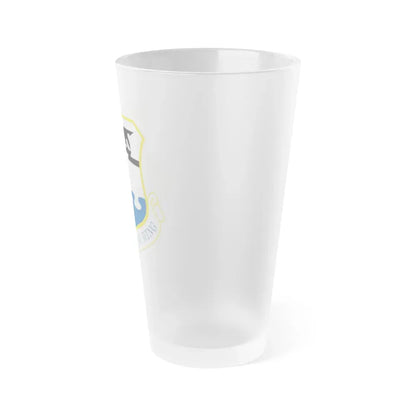 155th Air Refueling Wing (U.S. Air Force) Frosted Pint Glass 16oz - Go Mug Yourself