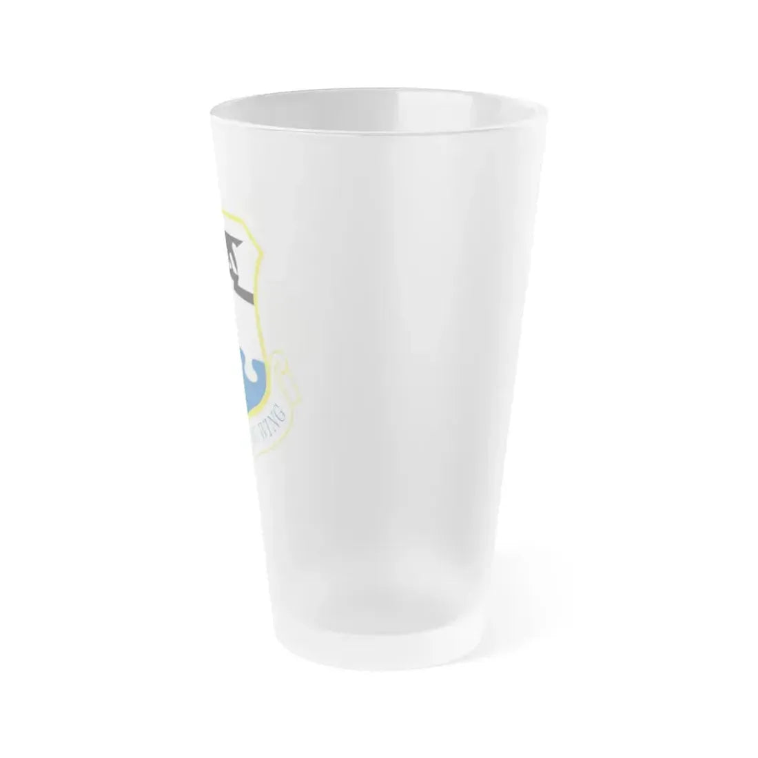 155th Air Refueling Wing (U.S. Air Force) Frosted Pint Glass 16oz - Go Mug Yourself