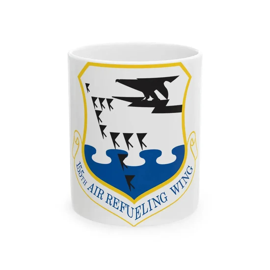 155th Air Refueling Wing (U.S. Air Force) White Coffee Mug 11oz - Go Mug Yourself