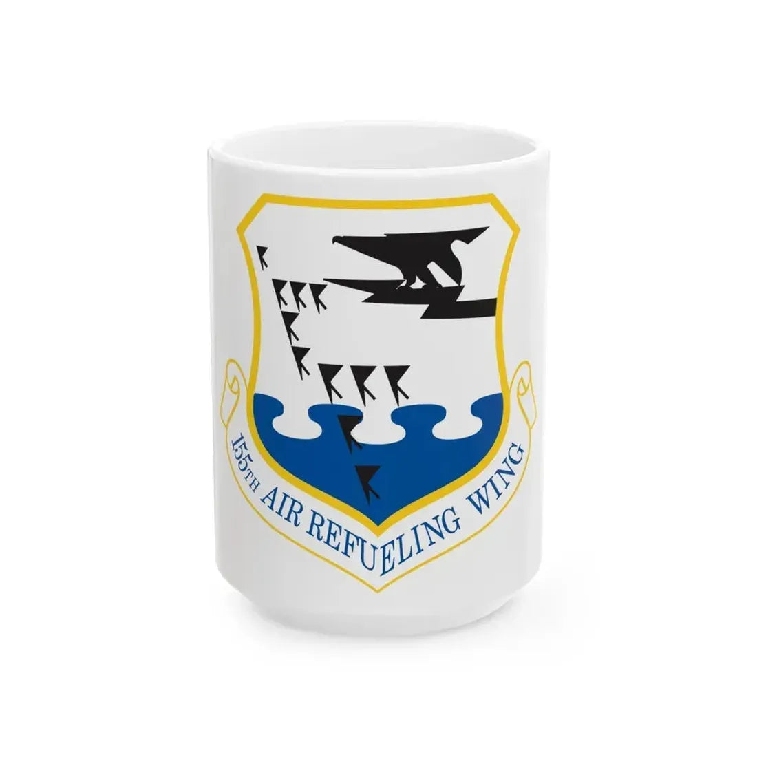 155th Air Refueling Wing (U.S. Air Force) White Coffee Mug 15oz - Go Mug Yourself