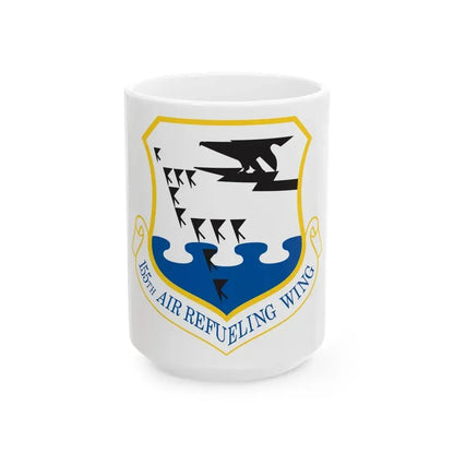 155th Air Refueling Wing (U.S. Air Force) White Coffee Mug 15oz - Go Mug Yourself