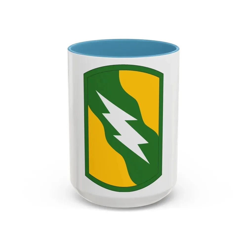 155th Armored Brigade Combat Team (U.S. Army) Accent Coffee Mug 15oz Light Blue - Go Mug Yourself