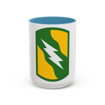 155th Armored Brigade Combat Team (U.S. Army) Accent Coffee Mug 15oz Light Blue - Go Mug Yourself